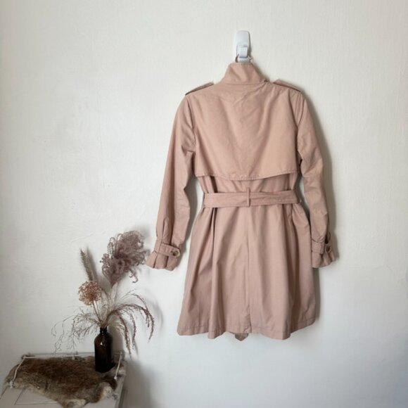 Gap pale pink women's trench coat - Picture 6 of 8